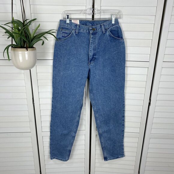 New VIntage 90s Deadstock Wrangler Relaxed Fit Mom Jeans Womens Sie 10 Short - Picture 1 of 9